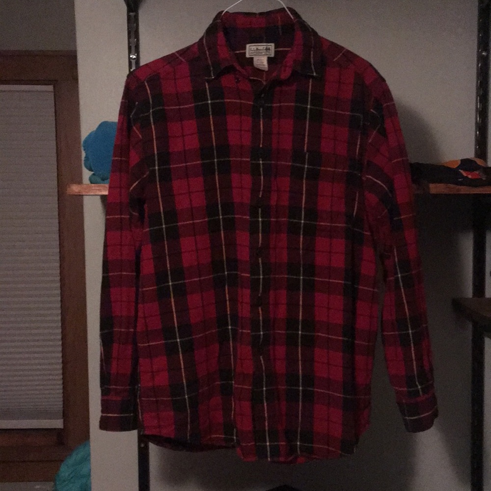 LL Bean Unisex Flannel Size Small or Medium
